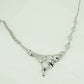 Pearl Shell Shaped Silver Necklace