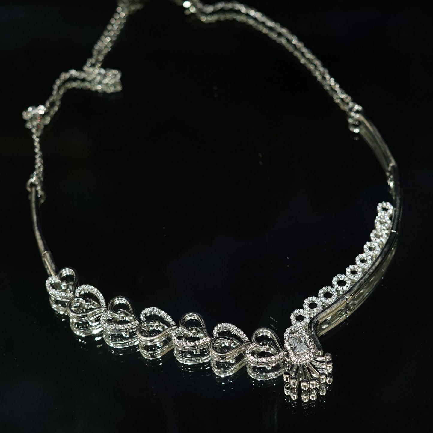 Sterling Silver Heart Design Necklace