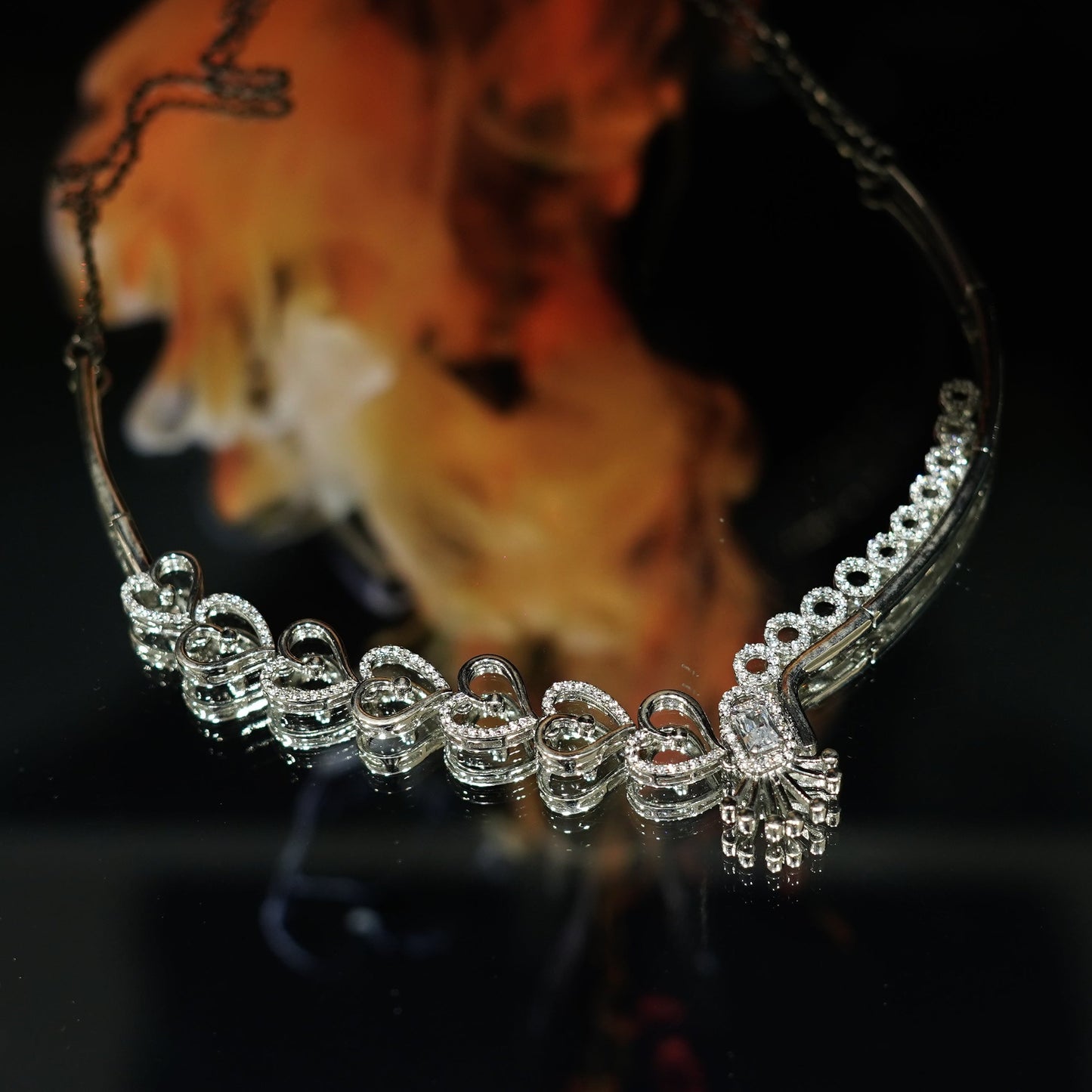 Sterling Silver Heart Design Necklace