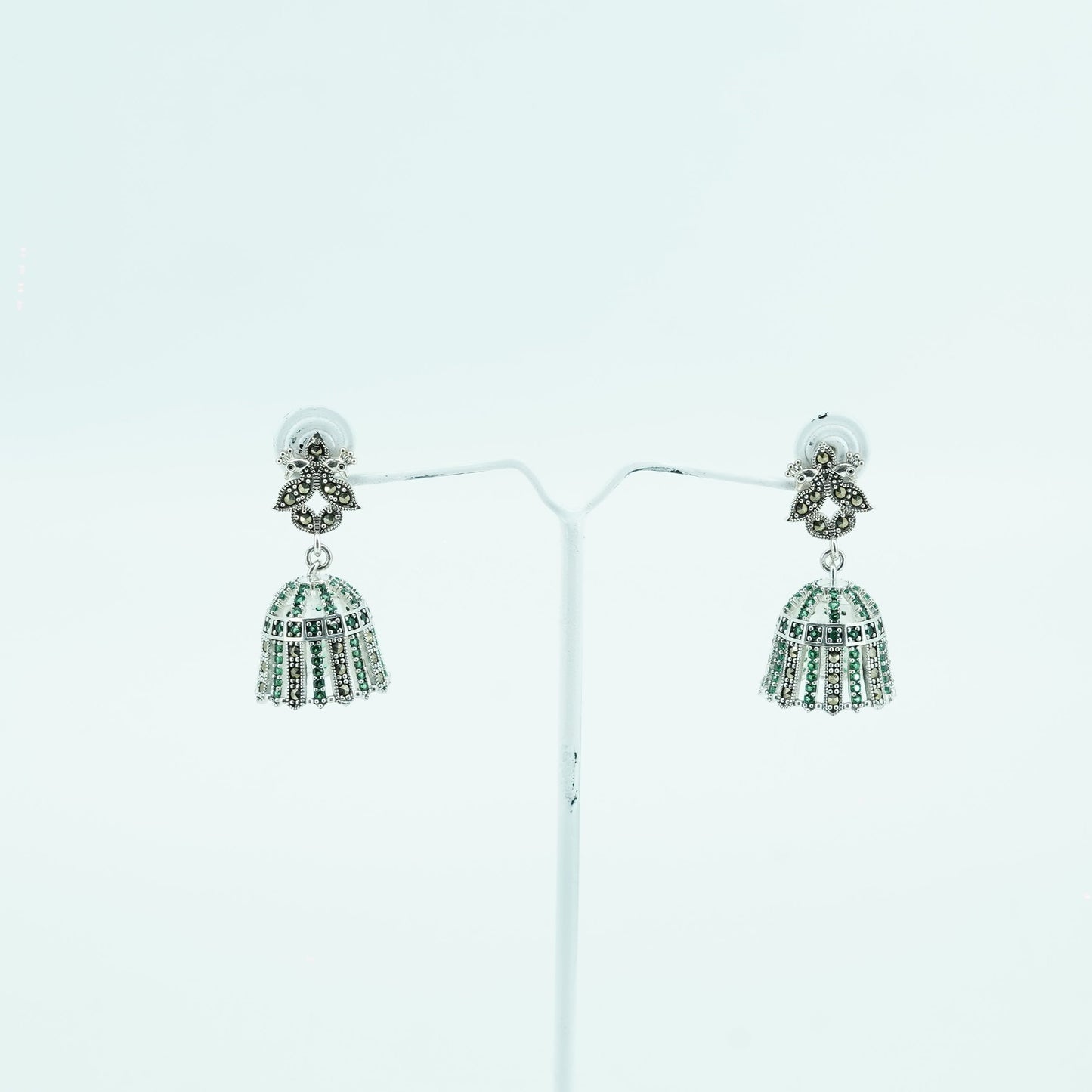 Bird and Bell Style Drop Earring