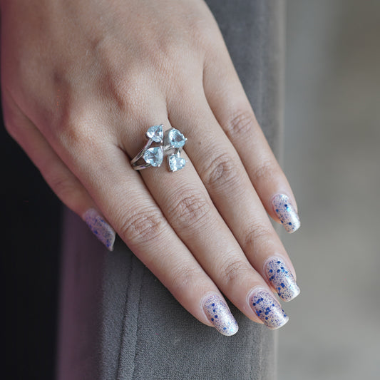 Beautiful Silver Engraved Stones for Her