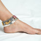 Silver-Plated Fishly Detailed Handcrafted Anklets