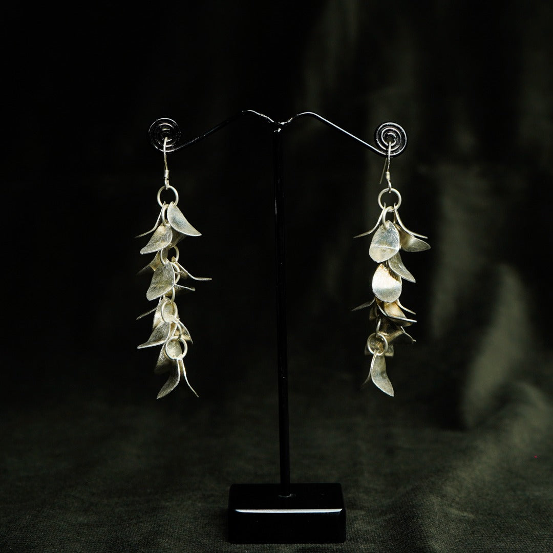 Feathers Shaped Long Earring