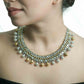Antique Necklace With Goldpolish
