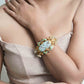 Firoz With Pearls And Gold Polish Bangle