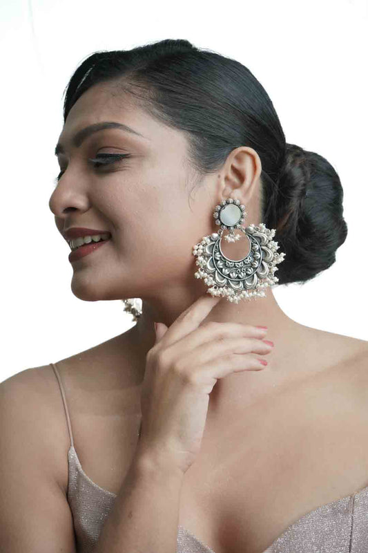 Antique Earring With Pearl For Her